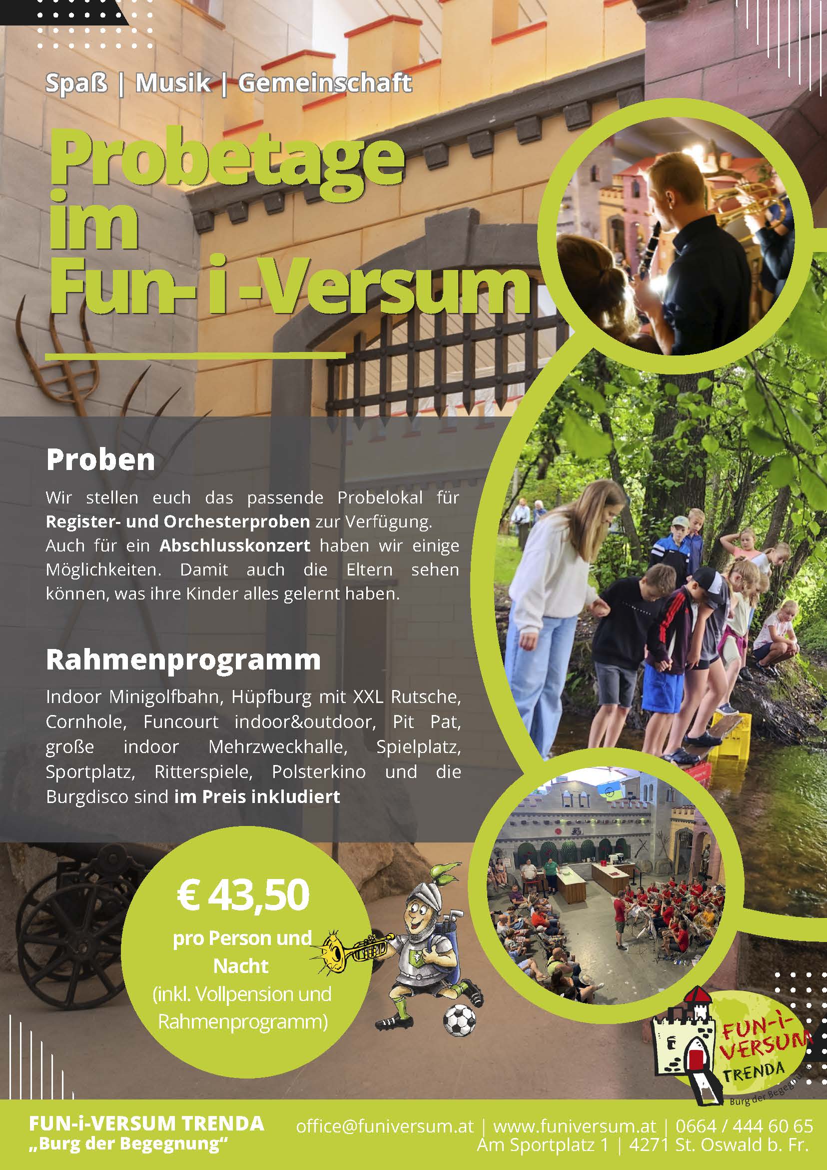 Probetage mit Jugendorchester OÖ